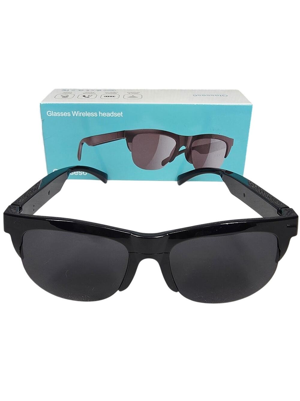 PAVUN BLUETOOTH SMART SUNGLASSES – WIRELESS AUDIO – BLACK – TOUCH CONTROL